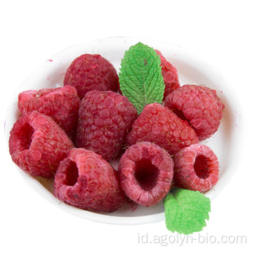 Gizi tinggi raspberry kering merah alami